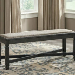 Ashley Furniture Tyler - Black/grayish Brown - Upholstered Bench Benches