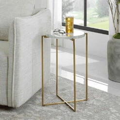 Uttermost Star-crossed Glass Accent Table Tables