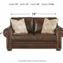 Ashley Furniture Roleson - Dark Brown - Loveseat Loveseats