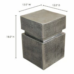 Moe's Home Collection Tables Holt Accent Table Antique Nickel