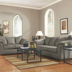 Ashley Furniture Darcy - Loveseat Contemporary - Stationary Loveseats