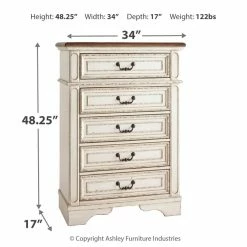 Cheapest ❤️ Ashley Furniture Realyn - Chipped White - Chest Chests 😍 19 Ashley Furniture Realyn - Chipped White - Chest Chests