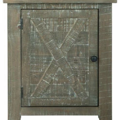 Ashley Furniture Cabinets Pierston - Gray - Accent Cabinet