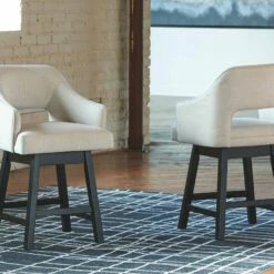 Ashley Furniture Stools Tallenger - Dark Ultimate Best In Class UPH Swivel Barstool (2/CN)