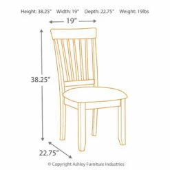 Ashley® Berringer - Rustic Ultimate Best In Class Dining UPH Side Chair (2/CN) Chairs