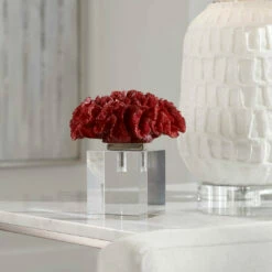 Uttermost Red Coral Cluster Table Decor