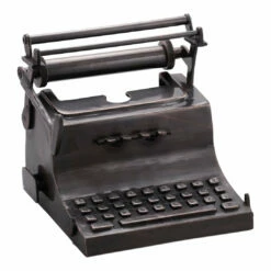Moe's Home Collection Typewriter Sculpture Antique Copper