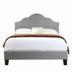 Emerald Home Upholstered King Bed Gray Beds
