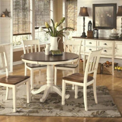 Outlet 🧨 Ashley Furniture Chairs Whitesburg - Brown/cottage White - Dining Room Side Chair (2/cn) 🧨 16 Ashley Furniture Chairs Whitesburg - Brown/cottage White - Dining Room Side Chair (2/cn)
