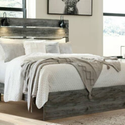 Signature Design By Ashley® Baystorm - Gray - Panel Bed II Beds