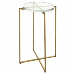 Uttermost Star-crossed Glass Accent Table Tables