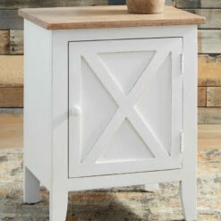 New ๐ Ashley Furniture Gylesburg - White/brown - Accent Cabinet ๐ 15 Ashley Furniture Gylesburg - White/brown - Accent Cabinet
