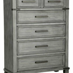 Signature Design By Ashley® Russelyn - Gray - Five Drawer Chest Chests