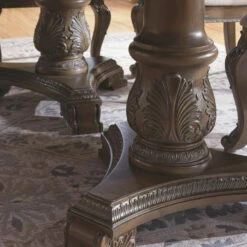 Signature Design By Ashley® Charmond - Ultimate Best In Class Rectangular Dining Room Extension Table, 4 Upholstered Side Chairs, 2 Upholstered Arm Chairs