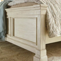 Signature Design By Ashley® Bolanburg - Antique White - King Panel Bed