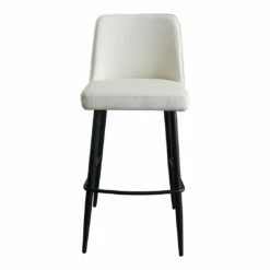 Moe's Home Collection Stools Emelia Barstool Ivory