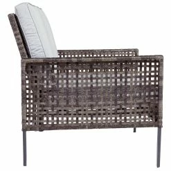 Ashley Furniture Outdoor Sets Lainey - Two-tone Gray - Love/chairs/table Set (4/cn)