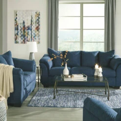 Ashley Furniture Darcy - Loveseat Contemporary - Stationary Loveseats