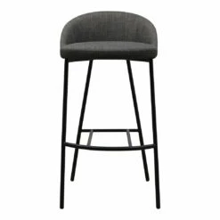 Moe's Home Collection Soco Barstool Charcoal Stools
