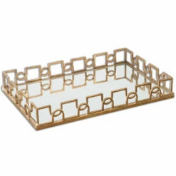Uttermost Nicoline Mirrored Tray Table Decor
