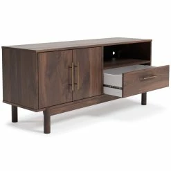 Best Sale 😍 Ashley Furniture Calverson - Mocha - Medium Tv Stand - Medium 😉 15 Ashley Furniture Calverson - Mocha - Medium Tv Stand - Medium