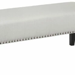 Ashley Furniture Beauland - Ivory - Accent Bench - Nailhead Trim Benches