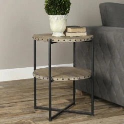Uttermost Kamau Round Accent Table Tables