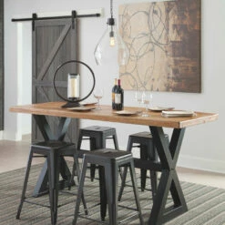 Ashley Furniture Avalbane - Clear/gray - Glass Pendant Light (1/cn)