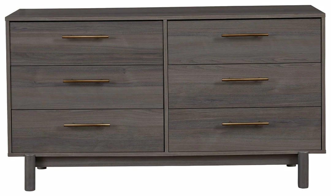 Buy 🎁 Signature Design By Ashley® Brymont - Dark Gray - Six Drawer 👗 Dresser - Sleek 😉 8 Signature Design By Ashley® Brymont - Dark Gray - Six Drawer Dresser - Sleek