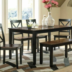 Budget 🔔 Ashley Furniture Dining Room Sets Larsondale - Brown/black - Dining Room Table Set (6/cn) 🔥 14 Ashley Furniture Dining Room Sets Larsondale - Brown/black - Dining Room Table Set (6/cn)
