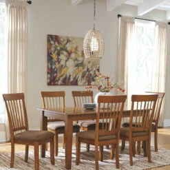 Ashley® Berringer - Dark Brown - Rectangular Dining Room Table Tables