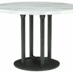 Ashley Furniture Centiar - White - Round Dining Room Table