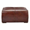 Moe's Home Collection Stamford Coffee Table Cappuccino Brown Leather