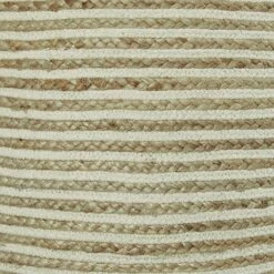 Ashley Furniture Aildon - Natural/white - Pouf