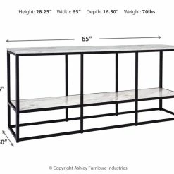 Ashley Furniture Donnesta - Gray/black - Extra Large Tv Stand TV Stands
