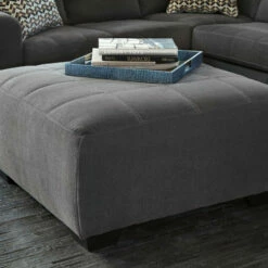Benchcraft® Ottomans Ambee - Slate - Oversized Accent Ottoman