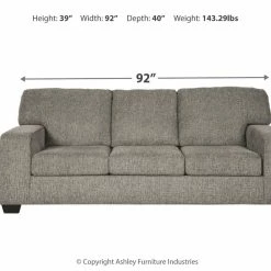 Ashley Furniture Termoli - Granite - Sofa Sofas