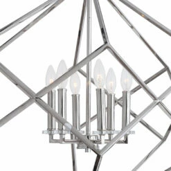 Uttermost Euclid 6 Light Nickel Cube Pendant Accessories