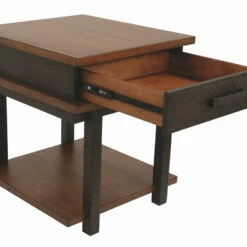 Ashley Furniture Stanah - Brown / Beige - Rectangular End Table Tables