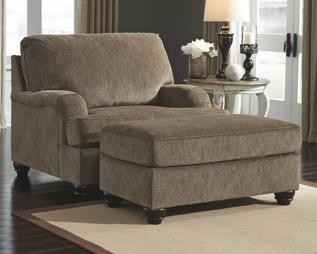 Brand new 😍 Ashley Furniture Ottomans Braemar - Brown - Ottoman 🔥 10 Ashley Furniture Ottomans Braemar - Brown - Ottoman