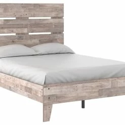Signature Design By Ashley® Beds Neilsville - Whitewash - Full Panel Platform Bed