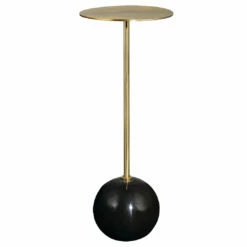 Tables Uttermost Gimlet Brass Drink Table