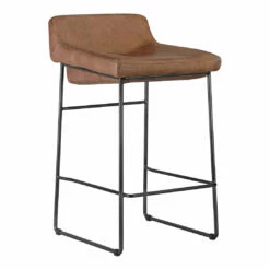Discount ๐ Moe's Home Collection Stools Starlet Counter Stool Open Road Brown Leather-m2 โ 12 Moe's Home Collection Stools Starlet Counter Stool Open Road Brown Leather-m2