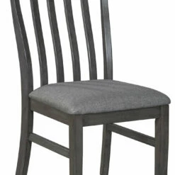 Ashley Furniture Luvoni - Dark Gray - Dining Uph Side Chair (2/cn)