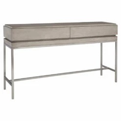Tables Uttermost Kamala Gray Oak Console Table