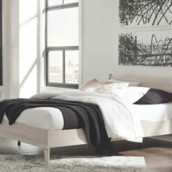 Millennium® By Ashley Socalle - Natural - Queen Panel Platform Bed