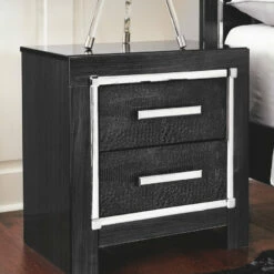 Cheap 🥰 Ashley Furniture Kaydell - Black - Two Drawer Night Stand Nightstands 🔥 15 Ashley Furniture Kaydell - Black - Two Drawer Night Stand Nightstands