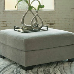 Ashley® Keener - Pearl Silver - Oversized Accent Ottoman