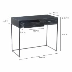 Moe's Home Collection Atelier Desk Black