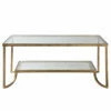 New ๐ Tables Uttermost Katina Gold Leaf Coffee Table ๐ 1 Tables Uttermost Katina Gold Leaf Coffee Table